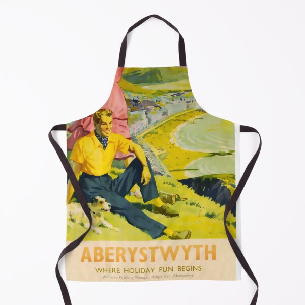 Item preview, Railway Poster Aberystwyth designed and sold by stickart-marek.