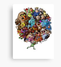 Muppets World of Friendship Canvas Print
