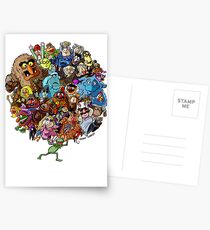 Muppets World of Friendship Postcards