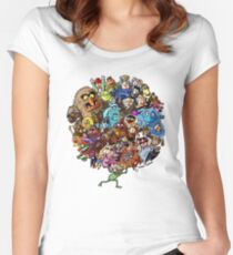 Muppets World of Friendship Women's Fitted Scoop T-Shirt