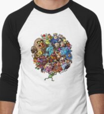 Muppets World of Friendship Men's Baseball ¾ T-Shirt