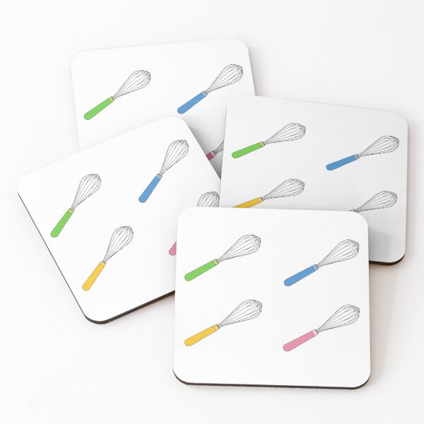 Item preview, Group of Multicolor Handle Wire French Whisks designed and sold by laladoodles.
