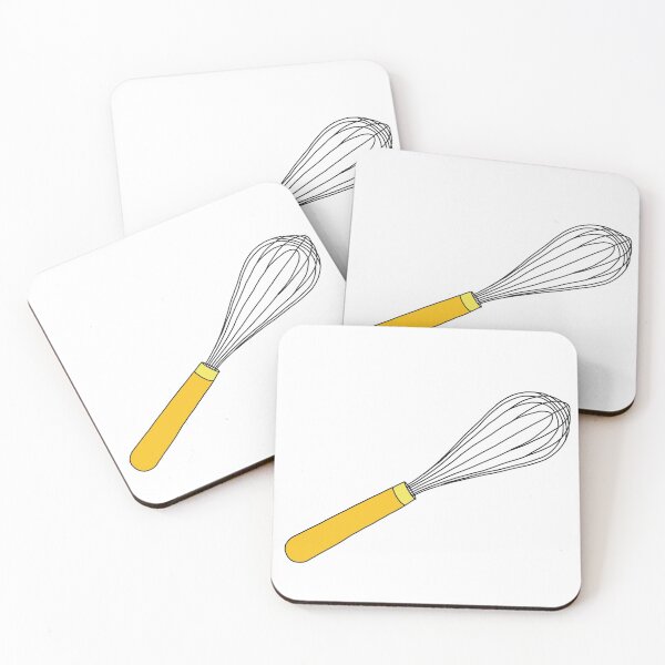 Item preview, Yellow Handle Wire French Whisk designed and sold by laladoodles.