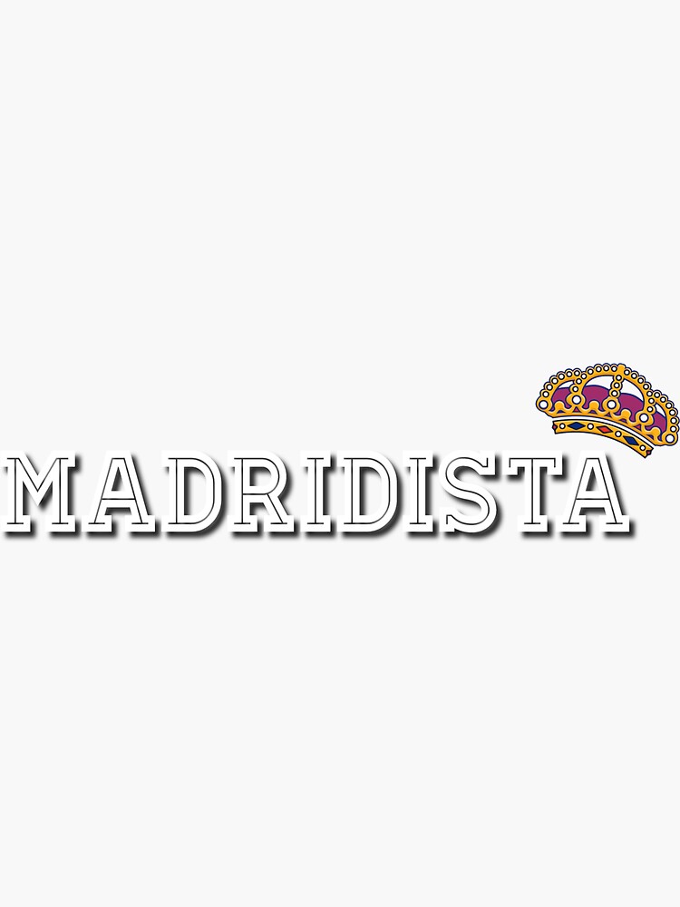 Thumbnail 3 of 3, Sticker, Madridista (1a) designed and sold by VkScript.