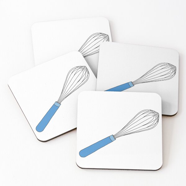 Item preview, Blue Handle Wire French Whisk designed and sold by laladoodles.
