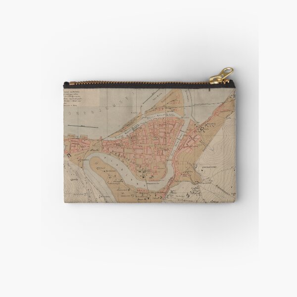 Item preview, Vintage Map of Trondheim Norway (1885) designed and sold by BravuraMedia.