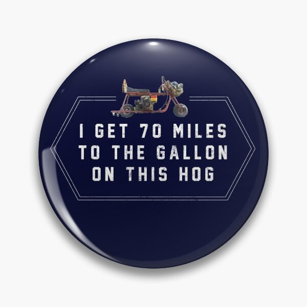 Item preview, I get 70 miles to the gallon on this hog designed and sold by Primotees.