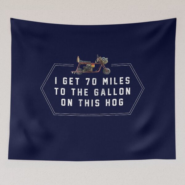 Item preview, I get 70 miles to the gallon on this hog designed and sold by Primotees.