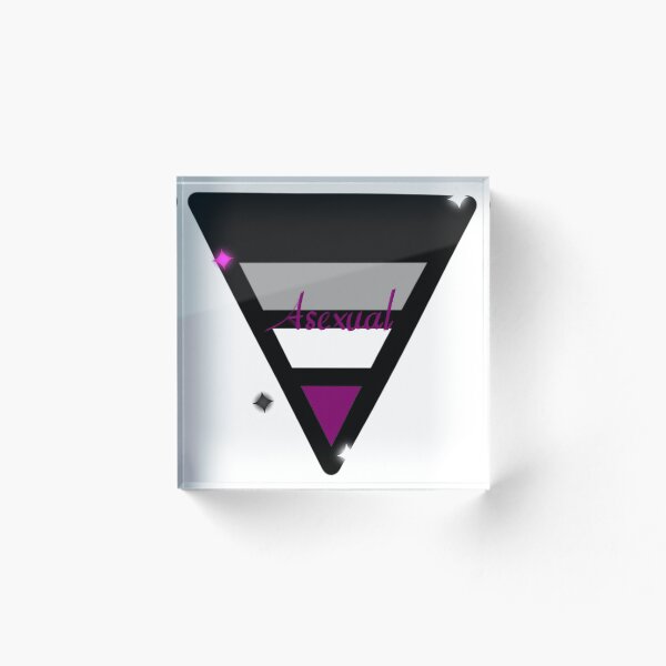 Item preview, Triángulo de orgullo asexual chispeante designed and sold by Mason Ward.