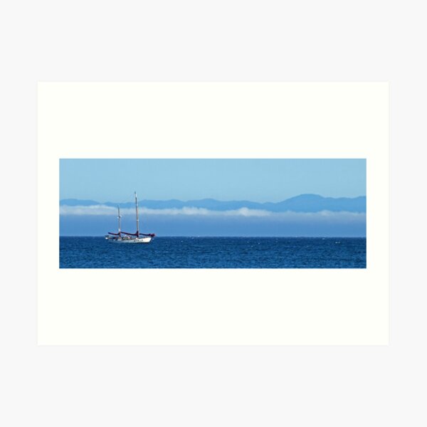 Santa Cruz Ketch Art Print