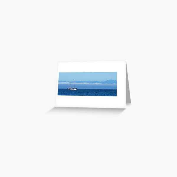 Santa Cruz Ketch Greeting Card