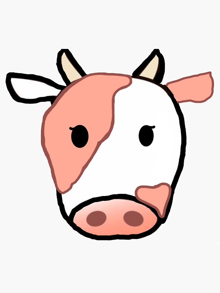 "strawberry cow" Sticker by maddieamuch | Redbubble