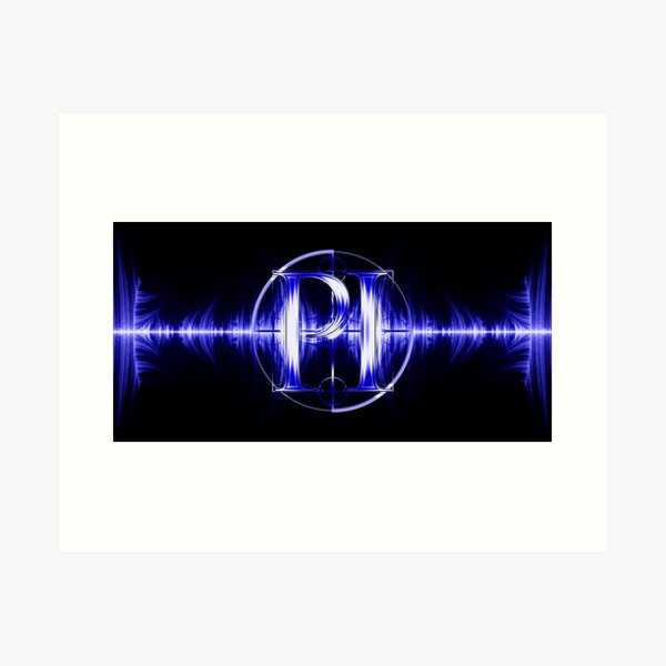 PI Radio Logo (Blue) Art Print