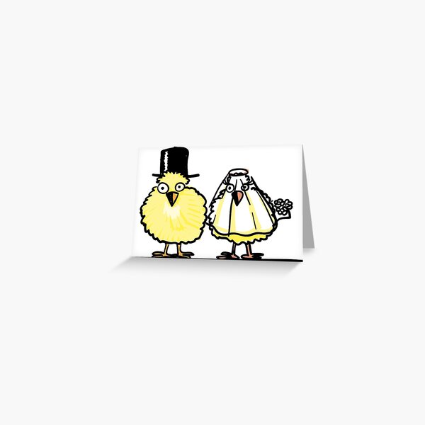 Item preview,  which is particularly suitable as an unusual greeting card for the wedding. Especially animal lovers and people with humor will love the motif. designed and sold by Prometheus2000.