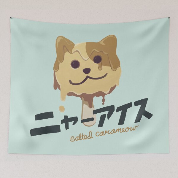 Item preview, NYAAISU melty salted carameow designed and sold by mkdraws.