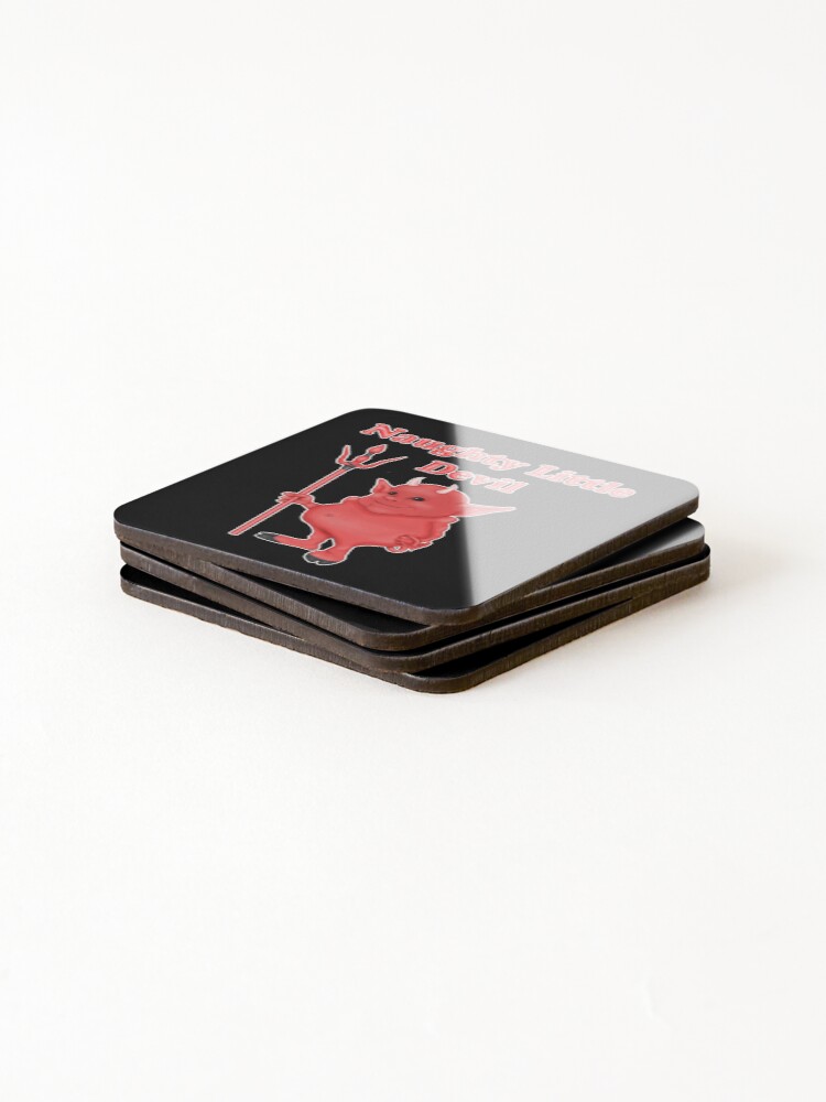 Thumbnail 4 of 5, Coasters (Set of 4), Naughty Devil designed and sold by SpiceTree.