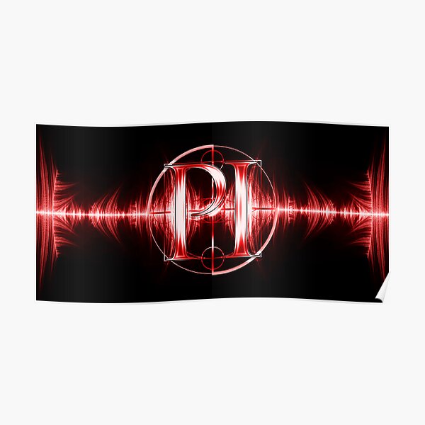 PI Radio Logo (Red) Poster