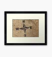 Compass Framed Print