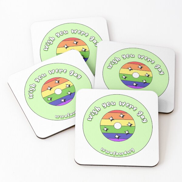 Item preview, wish you were gay vinyl sticker designed and sold by millsdreams.