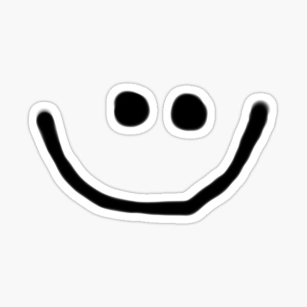 black-smiley-face-sticker-for-sale-by-mariib-redbubble