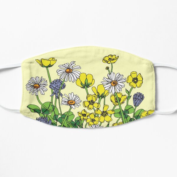 Clover Buttercups and Daisies Mask