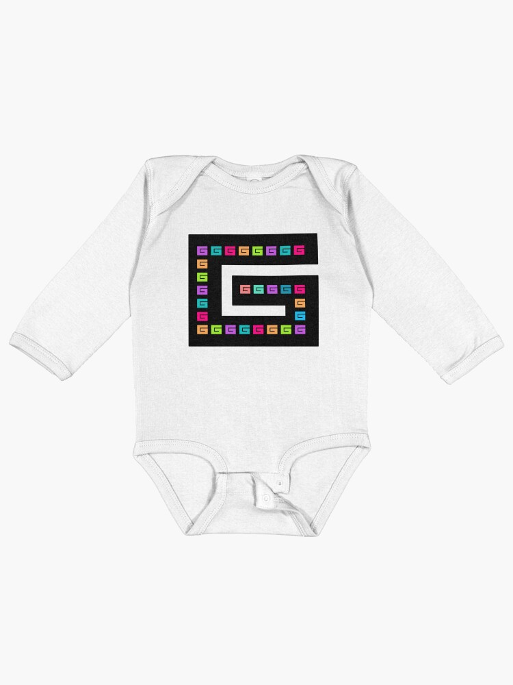 Thumbnail 1 of 2, Baby One-Piece, Letter G designed and sold by VkScript.