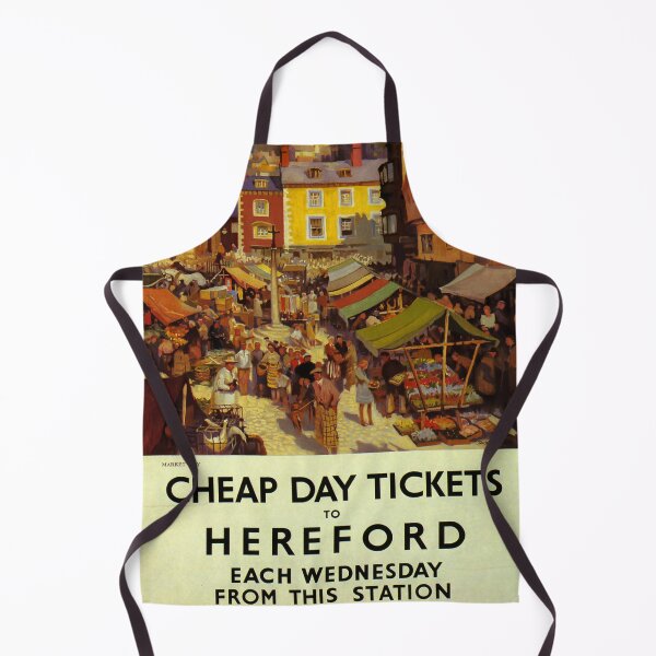 Item preview, Railway Poster Hereford designed and sold by stickart-marek.