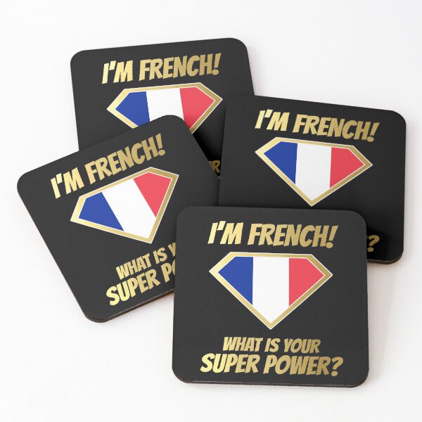Item preview, I'm FRENCH what's your superpower? Golden designed and sold by cofera.