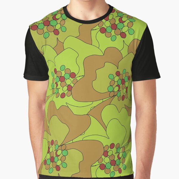 Forest Passion Flowers Graphic T-Shirt