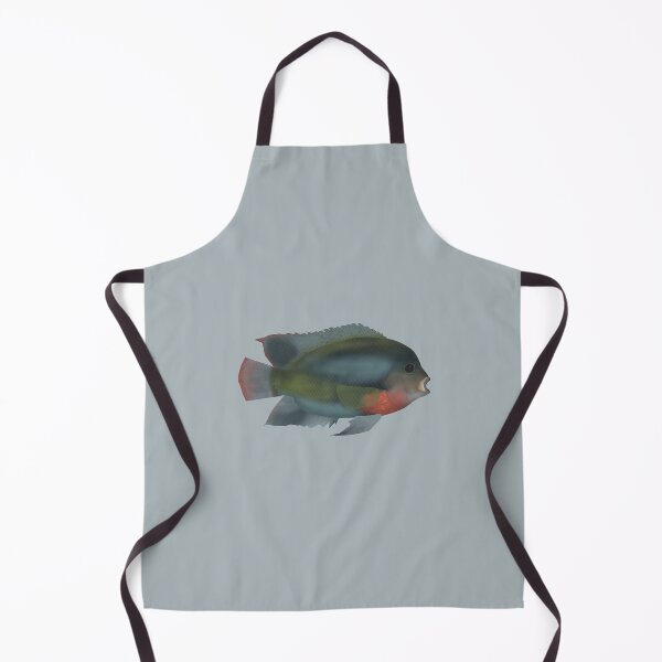 Item preview, Redhead Cichlid designed and sold by fishfolkart.