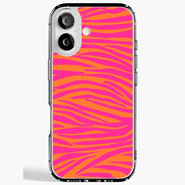 Hot Pink Zebra and Leopard Animal Print Stripes