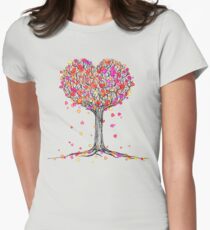 Love in the Fall Fitted T-Shirt