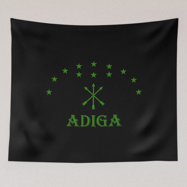 Item preview, Adiga Flag With Green Stars Perfect Adiga Gift Great Adiga designed and sold by naworas.