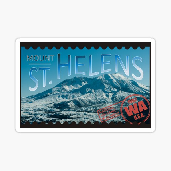 St Helens Stamp Sticker
