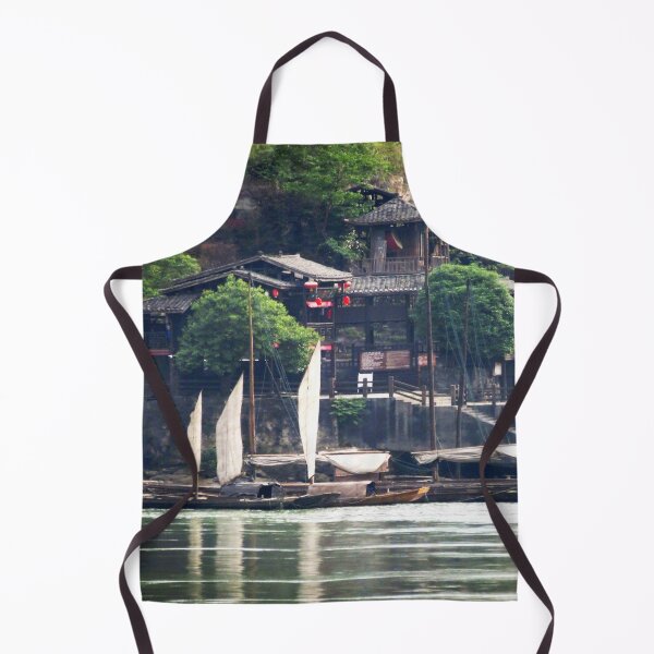 Artikelvorschau, Yangtze River Village China 1 entworfen und verkauft von Sharon Schwalbe.