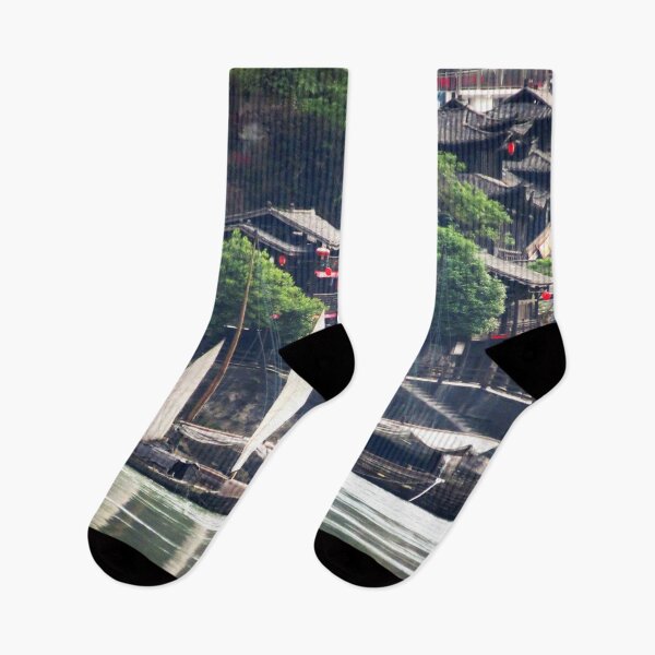 Item preview, Yangtze River Village China 1 designed and sold by Sharon Schwalbe.