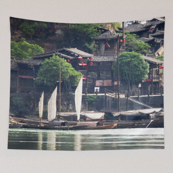Item preview, Yangtze River Village China 1 designed and sold by Sharon Schwalbe.