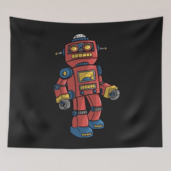 Item preview, Gift for a Robotics Geek Vintage Retro Robot designed and sold by Anumber1.