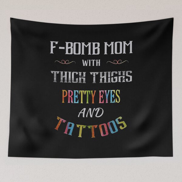 Item preview, Fbomb mom with pretty eyes n tattoos designed and sold by Monkey204.