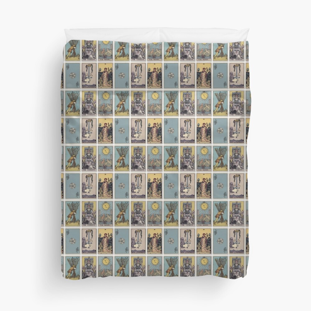 6 Tarot Card Duvet Cover