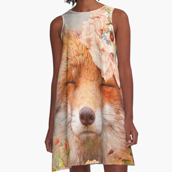 Happy Fox A-Line Dress