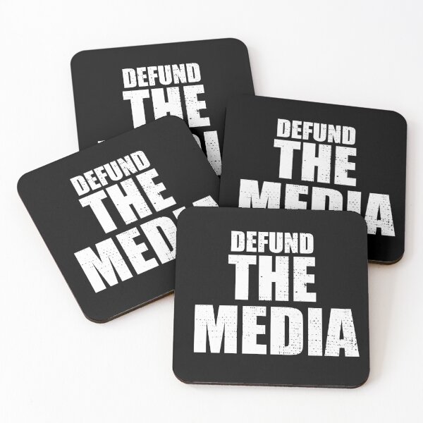Item preview, Defund The Media Mask designed and sold by Dearpeople.