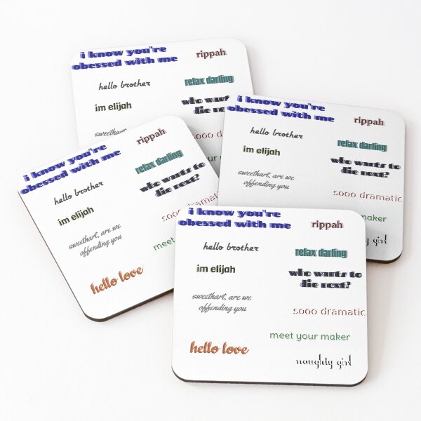 Item preview, TVD quotes sticker pack designed and sold by xxreddustxx.