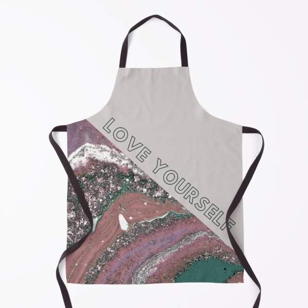 Item preview, Marble texture elegant green LOVE YOURSELF designed and sold by BlankaDesigns.