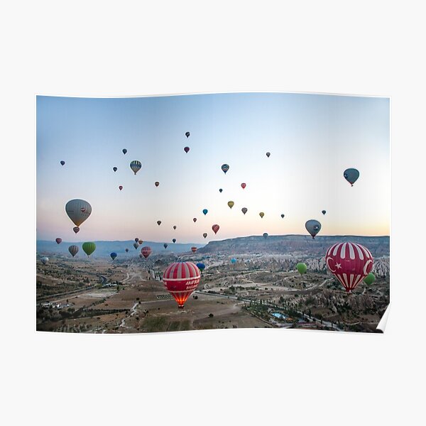 Cappadocia Hot Air Balloons Poster