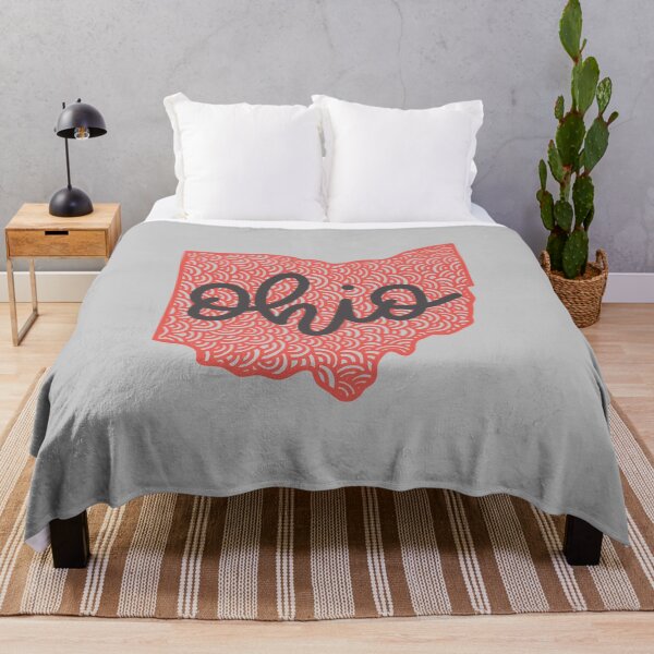 Item preview, Ohio Wavy Cursive State Outline designed and sold by carwalker13.