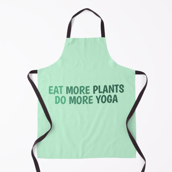 Item preview, eat more plants do more yoga gradient designed and sold by introvertcafe.
