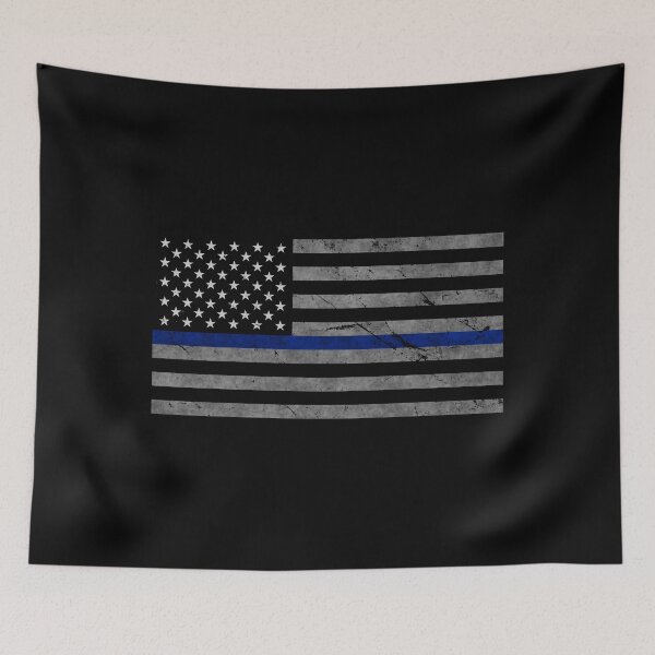 Item preview, Thin Blue Line US Flag designed and sold by flippinsg.