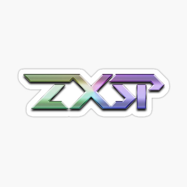 ZXSP Titanium logo sticker Sticker