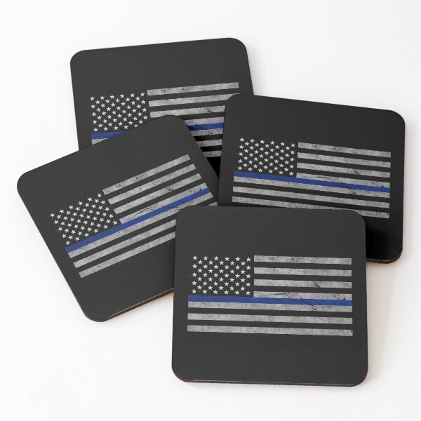 Item preview, Thin Blue Line US Flag designed and sold by flippinsg.
